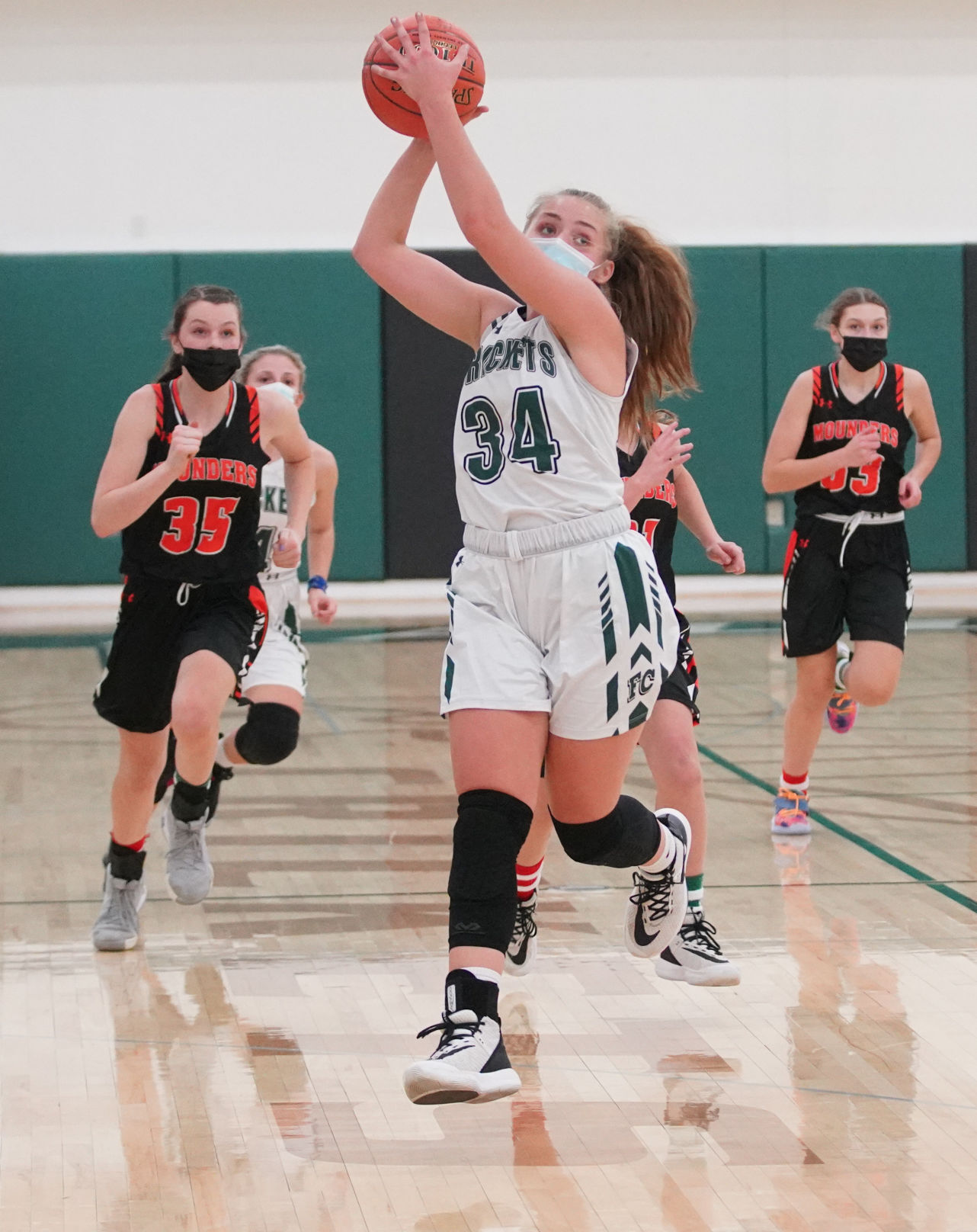 Fall Creek Elk Mound girls basketball
